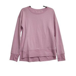 Apara Womens Long Sleeve Lavender Sweatshirt - Size M 2364